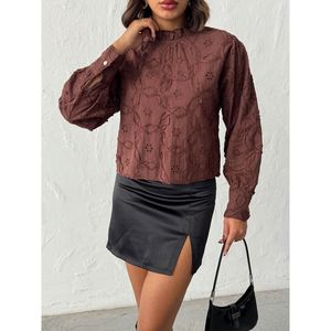 Blusas y Camisas para Mujer Topshow - Elegantes y Modernas con Bordado de Manga Larga al por Mayor - Product Image 6
