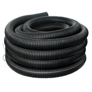 Tubo corrugado de PVC de COLOR negro, estándar de BS EN 61386, usado EN proyectos eléctricos, alta calidad - Product Image 2