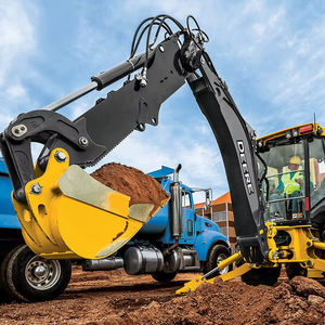 Johnn Deere 410L retroexcavadora cargadora usada rueda John Deere retroexcavadora cargadora máquinas de construcción para la venta - Product Image 6