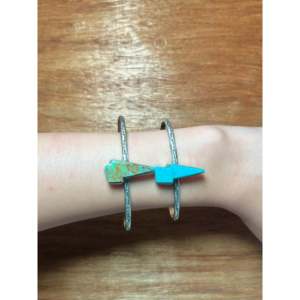 Donovan Skeets Kingman Turquoise & Sterling <b>Silver</b> Fashion <b>Cuff</b> <b>Bracelet</b> - Product Image 5