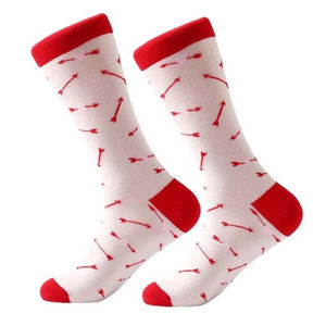 Chaussettes pour hommes en coton tricoté d'hiver de haute qualité, chaussettes légères à hauteur de la cheville, chaussettes décontractées à logo brodé pour unisexe - Product Image 3