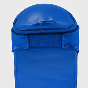 2025 azul 8oz PU cuero Karate guantes de boxeo Pakistán hecho a mano buen vendedor último estilo con diseño transpirable único - Product Image 5