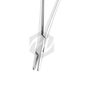 Pince hémostatique chirurgicale porte-aiguille Baumgartner avec mâchoires dentelées verrouillage à cliquet Instruments médicaux de 5 pouces - Product Image 6