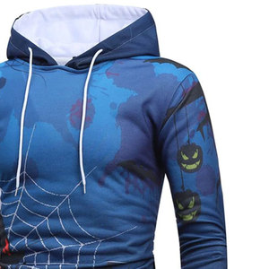 Sweat-shirts à capuche pour hommes, design sublimation, vente en gros OEM, streetwear de haute qualité, design éco-responsable avec poche, logo personnalisé, matériau - Product Image 6
