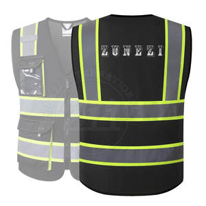 Chaleco Reflectante de Seguridad de Alta Visibilidad, Clase 1 ANSI, Impermeable, Transpirable, Ligero, con Logotipo Personalizado, Servicio OEM - Product Image 2