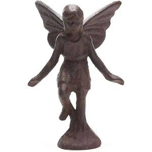 GROSSE REMISE ; les tons métalliques élégants créent une esthétique apaisante et raffinée dans n'importe quel espace, sculptures de figurines en fer fabuleuses - Product Image 5