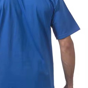 Camisetas de punto de poliéster al por mayor de alta calidad, camisetas con timbre de lavado ácido liso con impresión personalizada, sublimación en camiseta en blanco - Product Image 4