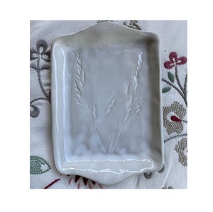 ถาดเซรามิกทันสมัยทำด้วยมือสำหรับอาหารเช้าอาหารว่างจานผลไม้ชากาแฟรับประทานอาหารห้องครัวห้องน้ำ - Product Image 2