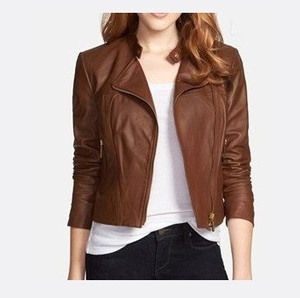 Custom Design Women's Fashion Leather <b>Jackets</b> Hot Selling Leather <b>Jacket</b> Top Trending Cowhide Stylish Fashionable <b>Jackets</b> - Product Image 4