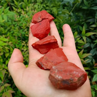Vente en gros de pierres de jaspe rouge naturelles de haute qualité, forme irrégulière, pour la fabrication de bijoux, la décoration de la maison, objets de collection