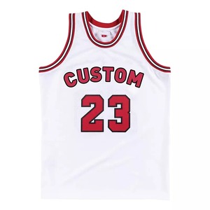 Camiseta de Baloncesto Roja Personalizada con Número y Nombre, Ropa Deportiva sin Mangas de Malla Atlética, Uniforme de Equipo de Gimnasio, Ajuste Cómodo - Product Image 3