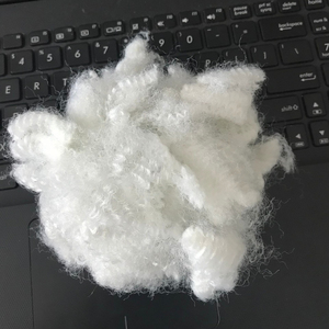 Rắn Phong Cách 6D 15D Tái Tạo Polyester Staple Sợi Ngọn Lửa Chống Cháy Tái Chế Cho Nệm Thảm Bông Làm Đầy Vật Liệu - Product Image 2