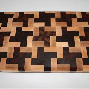 Meilleure planche à découper rectangulaire en bois MS Handicraft avec poignée 12mm d'épaisseur durable et passe au lave-vaisselle - Product Image 1