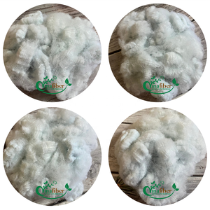Fibre de Polyester Recyclé 20D SD Blanc Non Siliconized Aiguille Perforée Non Tissé Tissu Solide Géotextile Béton Spinning - Product Image 5