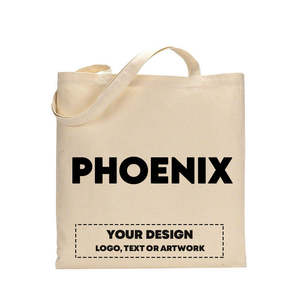 Bolso Tote Phoenix con Bordado y Decoración de Letras, Asas de Tela, Tamaño 15W X 16H, Cierre Abierto para Todas las Estaciones - Product Image 2