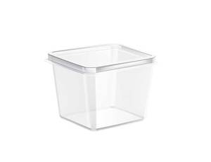 Recipientes de Almacenamiento con Tapas, Envases de Grado Alimenticio, Recipientes de Plástico Redondos o Cuadrados Duraderos de Alta Calidad - Product Image 2