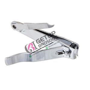 Belles coupe-ongles en argent inoxydable, de haute qualité, en acier inoxydable, avec votre propre Logo, emballage personnalisé, outils de beauté, nouveauté, 10 pièces - Product Image 4