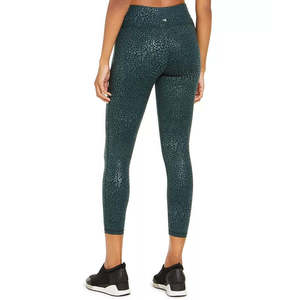 Leggings Sportivi da Donna Ideology Verde Scuro XX-Large con Stampa Animalier Tonal, Tessuto Lavorato a Maglia Senza Cuciture con Motivo Leopardato in Spandex - Product Image 2