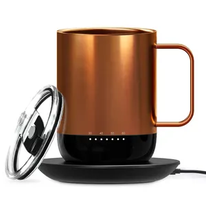 Vsitoo S3 Pro 14oz Smart Mug app Temperatura Controle Inteligente Drinkware 4-hr Vida Da Bateria, xícara de café aquecida sem fio mais quente