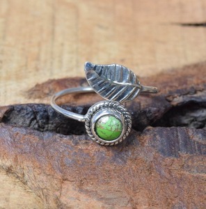 Anillo de Plata de Ley 925 sólida, joyería, anillo de promesa, regalo de boda, piedra preciosa turquesa Natural, anillo de plata fina hecho a mano, joyería - Product Image 5