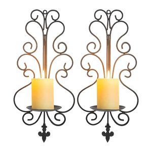 เชิงเทียนโลหะติดผนังทำด้วยมือสำหรับตกแต่งคริสต์มาสแท่นวางเทียนติดผนังแท่นวางเทียนติดผนังแบบปรับได้สำหรับงานหนัก - Product Image 5