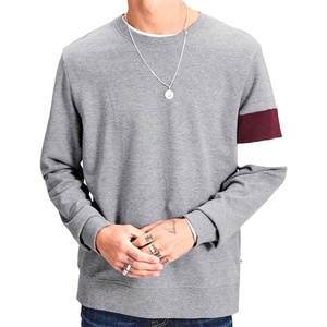 Sweat-shirts doublés pour hommes, 100% coton, unisexe, logo brodé, respirants, surdimensionnés, personnalisés, col rond, nouvelle collection 2027 - Product Image 2