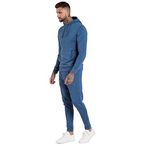 Ropa informal personalizada sudadera gruesa deportiva de los hombres dos sudaderas con capucha sublimación diseñada mejores chándales para hombres conjunto - Product Image 1