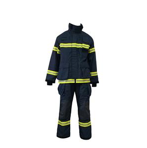 Traje de Bombero de 4 Capas de Tela de Aramida Tejida Resistente al Agua, Algodón FR, Meta Aramida IIIA, ASTMD6413 NFPA2112 - Product Image 1