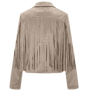 Chaqueta de Mujer de Diseño Moderno, Precio de Mayoreo, Chaqueta de Cuero Transpirable para Mujer, Estilo Occidental - Product Image 2