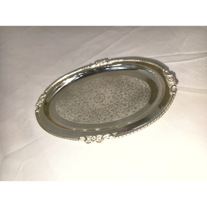 Lot de 3 plateaux de forme ovale merveilleux concepteur maison plateau de service à Dessert alimentaire de table pour Ramadan plateau de décoration intérieure - Product Image 3