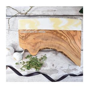 Venta al por mayor de material natural personalizado hecho a mano de alta calidad con logotipo personalizado tabla para cortar queso bloques de tabla de charcutería - Product Image 6