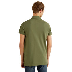 Camiseta Polo de algodón de alta calidad para hombre, nuevo diseño de verano, ropa informal de talla grande con tela de lona de patrón sólido - Product Image 3