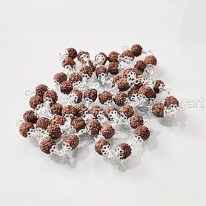 Women's <b>Necklace</b> Natural 108 Rudraksha Beads <b>Long</b> <b>Necklace</b> Christmas Gift Handmade Jewelry 925 Sterling Silver <b>Chain</b> <b>Necklace</b> - Product Image 2