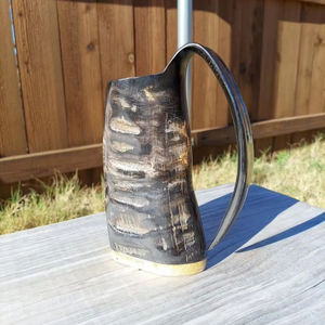 PRODUCTS POLISHED HANDCRAFTED VIKING DRINKING HORN BEER STEIN Drinking Horn <b>mug</b> Viking Drinking Horn <b>Mug</b> <b>Coffee</b> <b>Mug</b> - Product Image 1