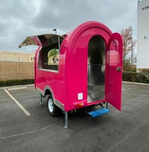 Nouvelle remorque alimentaire mobile électrique avec conception de support de concession fermé 4 \ "attelage pour restaurants et magasins d'alimentation - Product Image 2