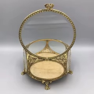 Caja de Almacenamiento de Metal Personalizable, Ecológica, de Primera Calidad, con Acabado Plateado, para Joyas, Baratijas, Accesorios de Maquillaje, para Bodas - Product Image 3