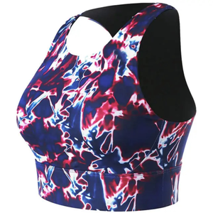 Soutien-gorge de sport respirant à maintien élevé pour femme en Spandex/Nylon, idéal pour le fitness et la gym, nouvelle collection 2025, soutien-gorge de yoga fabriqué au Pakistan, personnalisable OEM - Product Image 2