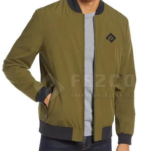 Fabricant pakistanais 2025 Vestes bomber d'hiver pour hommes sur mesure imperméables à col montant avec logo frontal - Product Image 2
