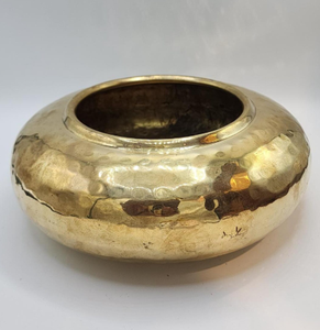 Jardinières en laiton artisanales avec motifs floraux, conteneurs à plantes en aluminium à motifs floraux, finition laiton, pots et jardinières à fleurs - Product Image 3