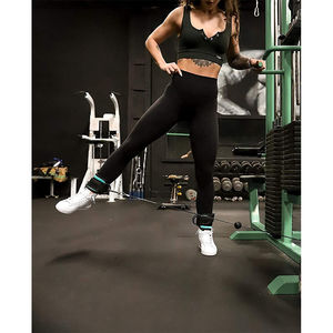 Correas de tobillo de neopreno con anillo en D doble de moda, levantamiento de pesas ajustable para equipo de gimnasio, accesorios de gimnasio de compresión - Product Image 5