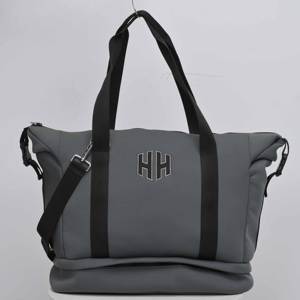 Bolsos Tote Unisex Vintage de Lona de Algodón con Bordado Estampado en Relieve, Forro Acolchado Suave de Verano, Cierre de Cremallera, Color Personalizado - Product Image 1