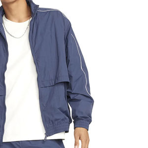 Conjunto de Dos Piezas de Chaqueta Cortavientos Transpirable Informal de Invierno para Hombre, Tallas Grandes, con Pantalones Deportivos al por Mayor - Product Image 5