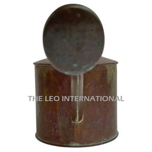 กระป๋องน้ำโลหะเหล็กสีน้ำตาลสไตล์เรโทรคุณภาพสูงราคาประหยัด อุปกรณ์รดน้ำสวนแบบพกพา - Product Image 3