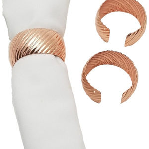 Meilleure vente fabricants indiens à la mode élégant rond de serviette argent brillant poli conception vaisselle accessoires utiliser - Product Image 5