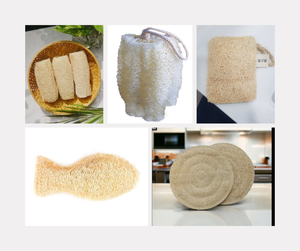 Esponja de Baño de Luffa Seca Natural, Forma Rectangular, Exfoliante Corporal Totalmente Natural para Adultos, Estilo Simple - Product Image 6