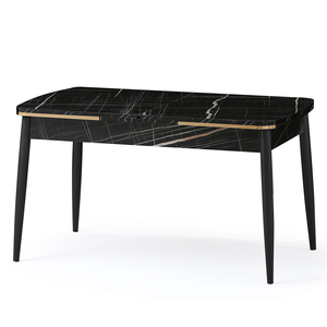 Juegos de mesa baratos de diseño moderno para restaurante, mesa con marco de Metal, silla, juego de mesas y sillas para restaurante, juego de mesa de cafetería - Product Image 2