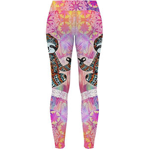 Legging à sublimation Nouveau legging de yoga fitness pour femmes avec logo personnalisé Nouvelle tendance Legging de yoga fitness par sublimation - Product Image 5