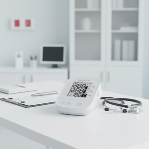 Monitor Tekanan Darah Digital Elektrik dengan Siaran Suara dan Manset untuk Penggunaan di Rumah bagi Tunanetra - Product Image 1