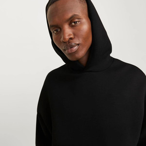 Sudaderas con capucha de gran tamaño de algodón 100% para hombre, logotipo personalizado 400GSM, sudaderas con capucha en blanco de algodón 100% pesado para suministro ODM de invierno - Product Image 3