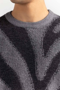 เสื้อสเวตเตอร์ผู้ชาย แขนยาว คอวี ระบายอากาศ ลายพิมพ์  ไซส์ใหญ่  รับสกรีนโลโก้  ลดราคาพิเศษช่วงฤดูใบไม้ร่วง - Product Image 3